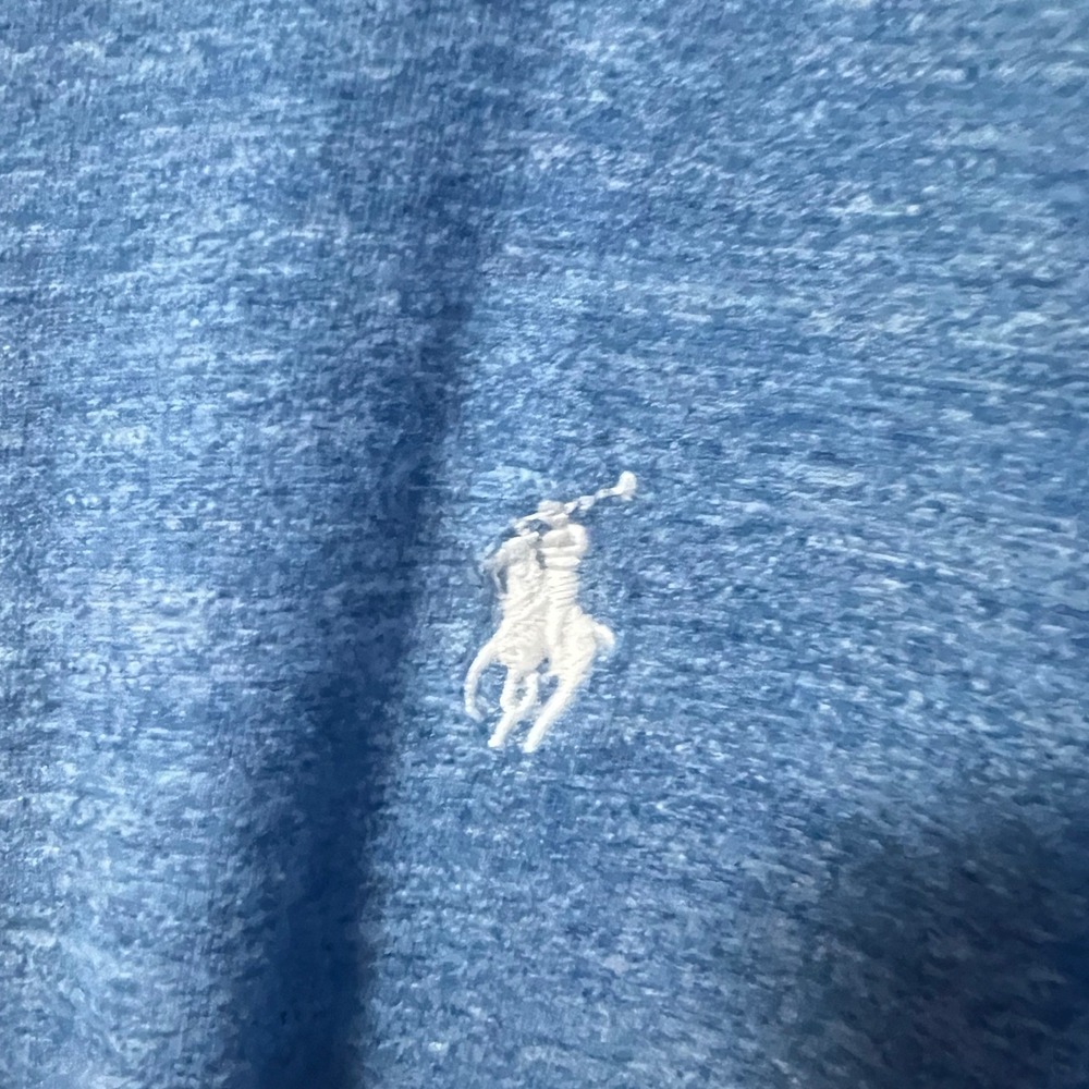 Polo Ralph Lauren Long Sleeve T-Shirt Mens XXL Blue Heather - Picture 2 of 4